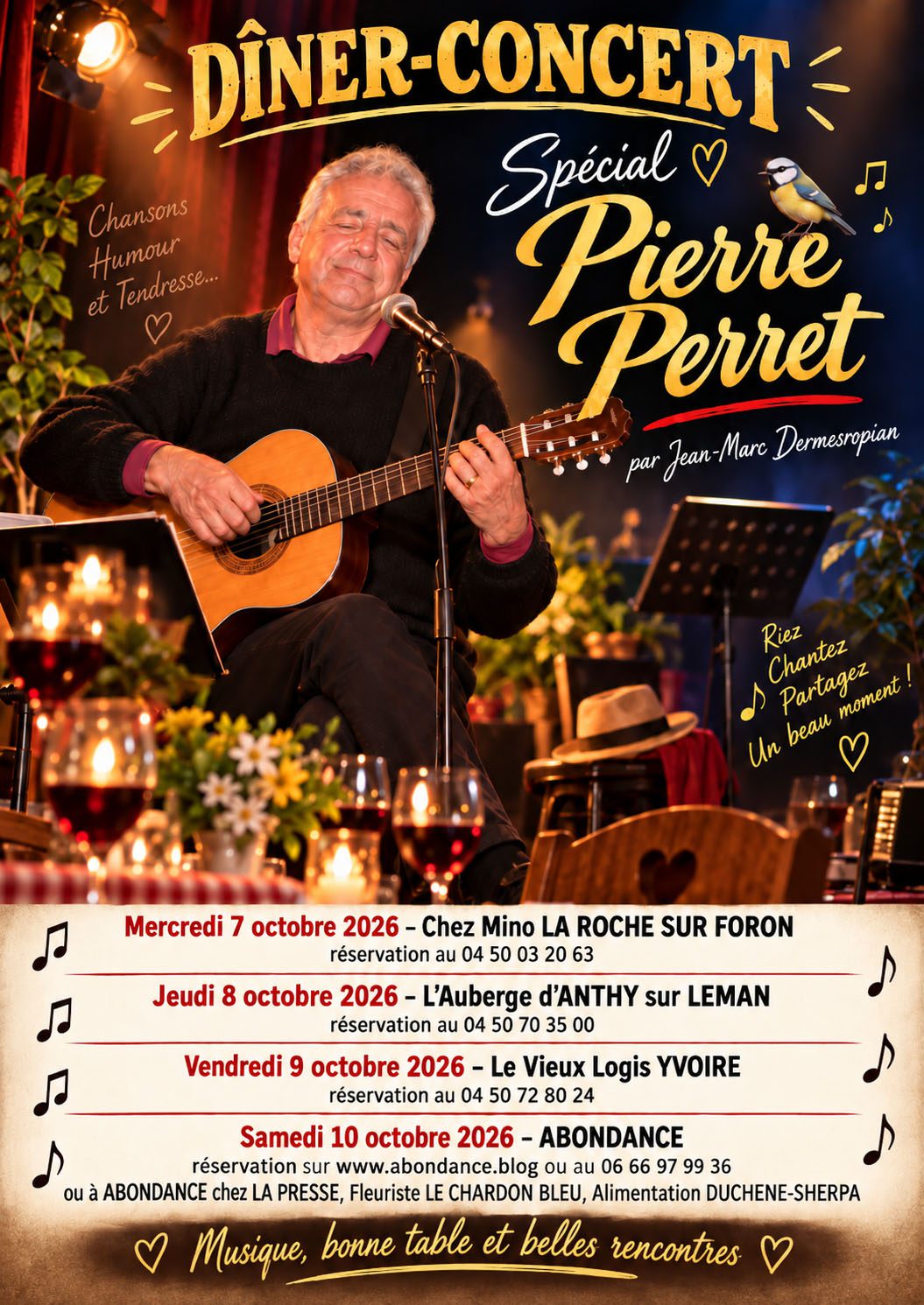 Lire la suite à propos de l’article Spécial Pierre PERRET par Jean-Marc DERMESROPIAN en Octobre