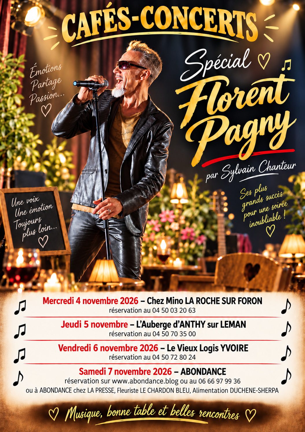 Lire la suite à propos de l’article Spécial Florent PAGNY par SYLVAIN Chanteur